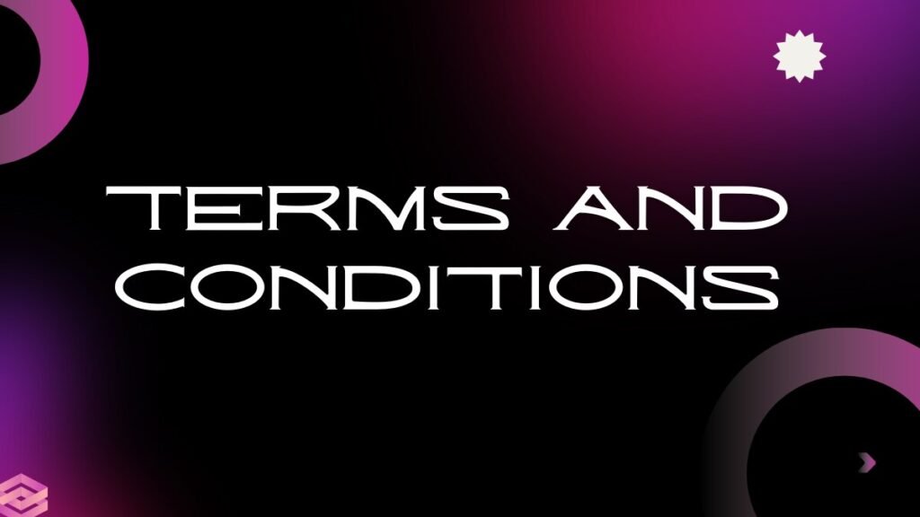 Terms and Conditions