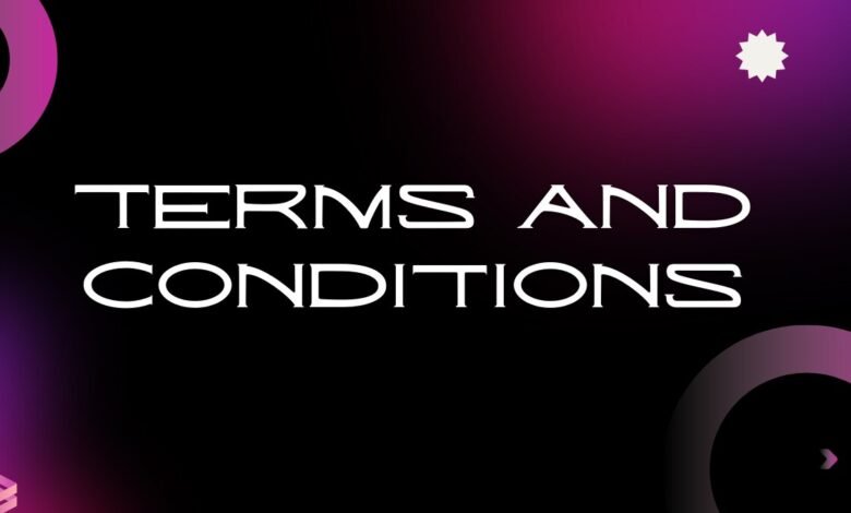 Terms and Conditions